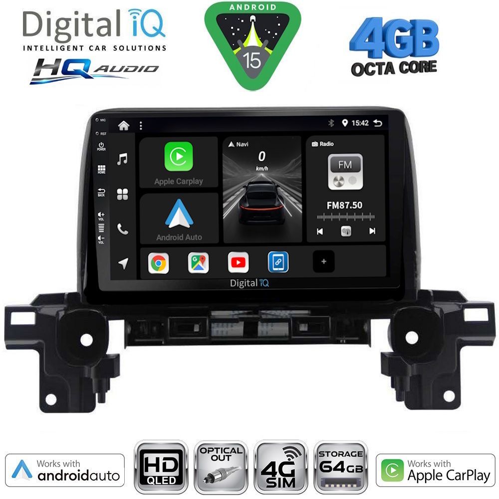 DIGITAL IQ BXK 19380_CPAA (10inc) MULTIMEDIA TABLET for MAZDA CX5 mod. 2013-2017 - immagine 11