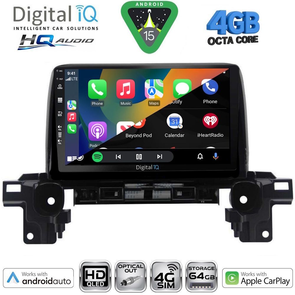 DIGITAL IQ BXK 19380_CPAA (10inc) MULTIMEDIA TABLET for MAZDA CX5 mod. 2013-2017 - immagine 12