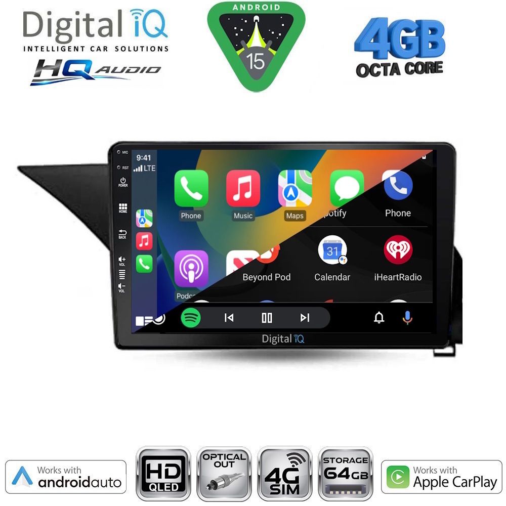 DIGITAL IQ BXK 19410_CPAA (10inc) MULTIMEDIA TABLET for MERCEDES E (W212) mod. 2012-2014 (NTG 4.5) - immagine 2