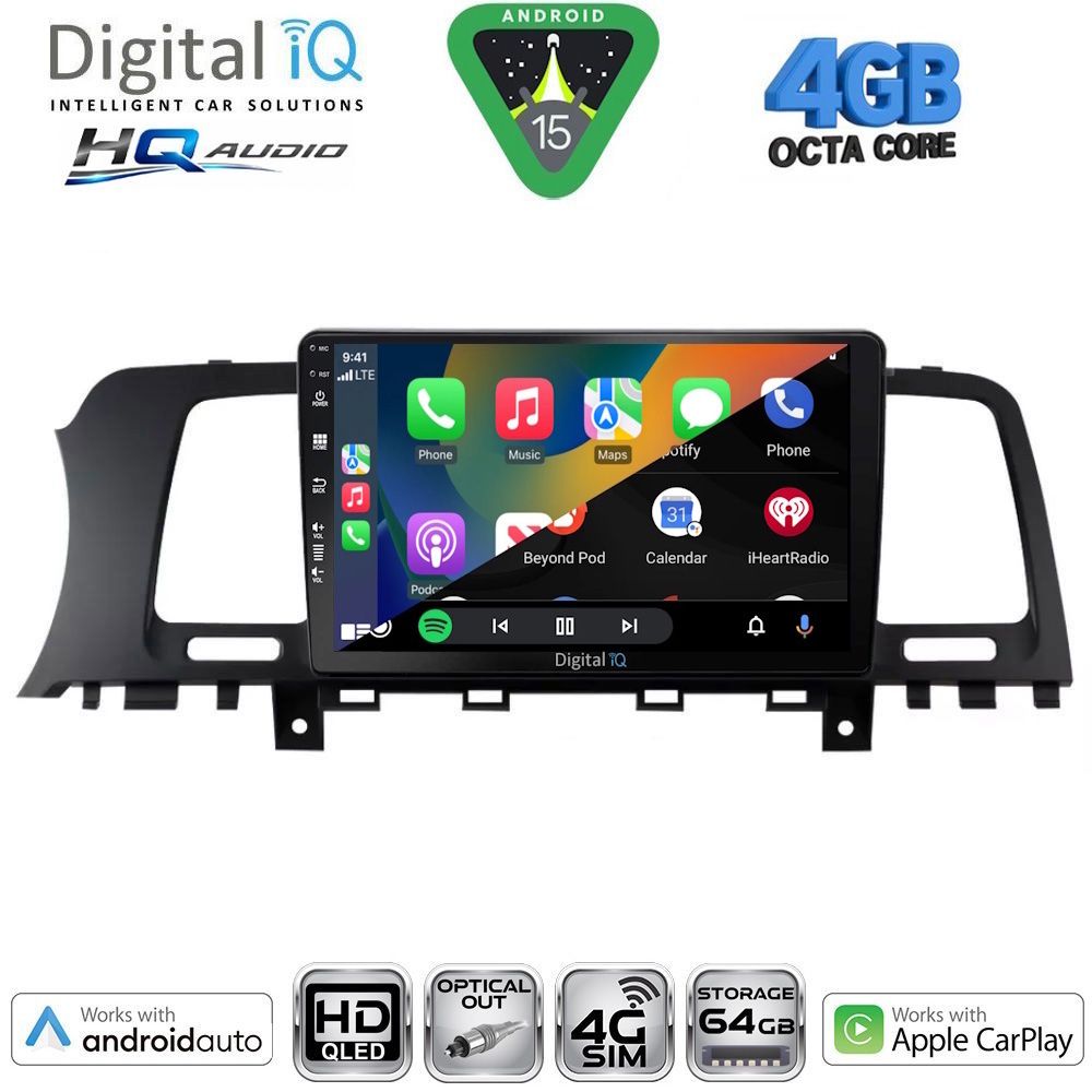 DIGITAL IQ BXK 19460_CPAA (9inc) MULTIMEDIA TABLET for NISSAN MICRA mod. 2017-2025 - immagine 11