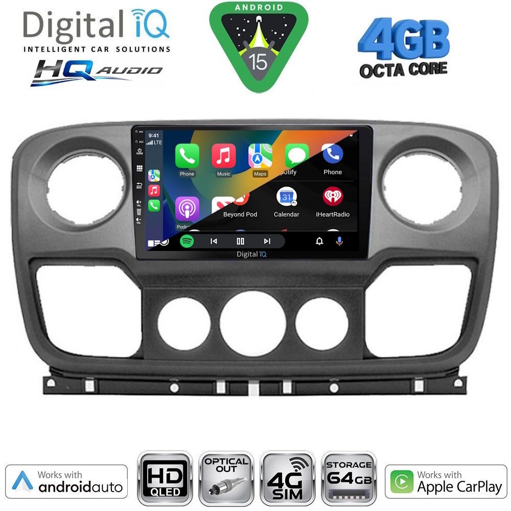 DIGITAL IQ BXK 19460_CPAA (9inc) MULTIMEDIA TABLET for NISSAN MICRA mod. 2017-2025 - immagine 13