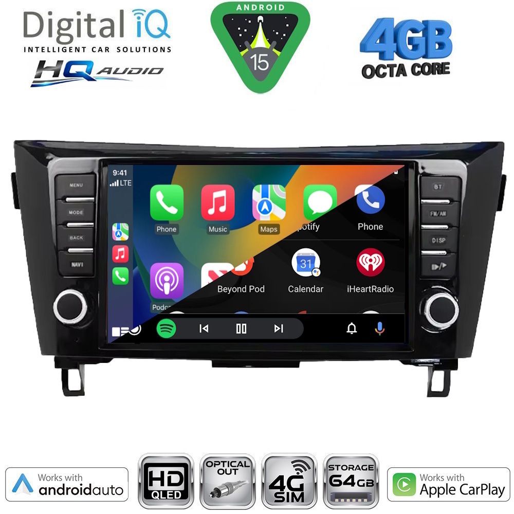 DIGITAL IQ BXK 19460_CPAA (9inc) MULTIMEDIA TABLET for NISSAN MICRA mod. 2017-2025 - immagine 21