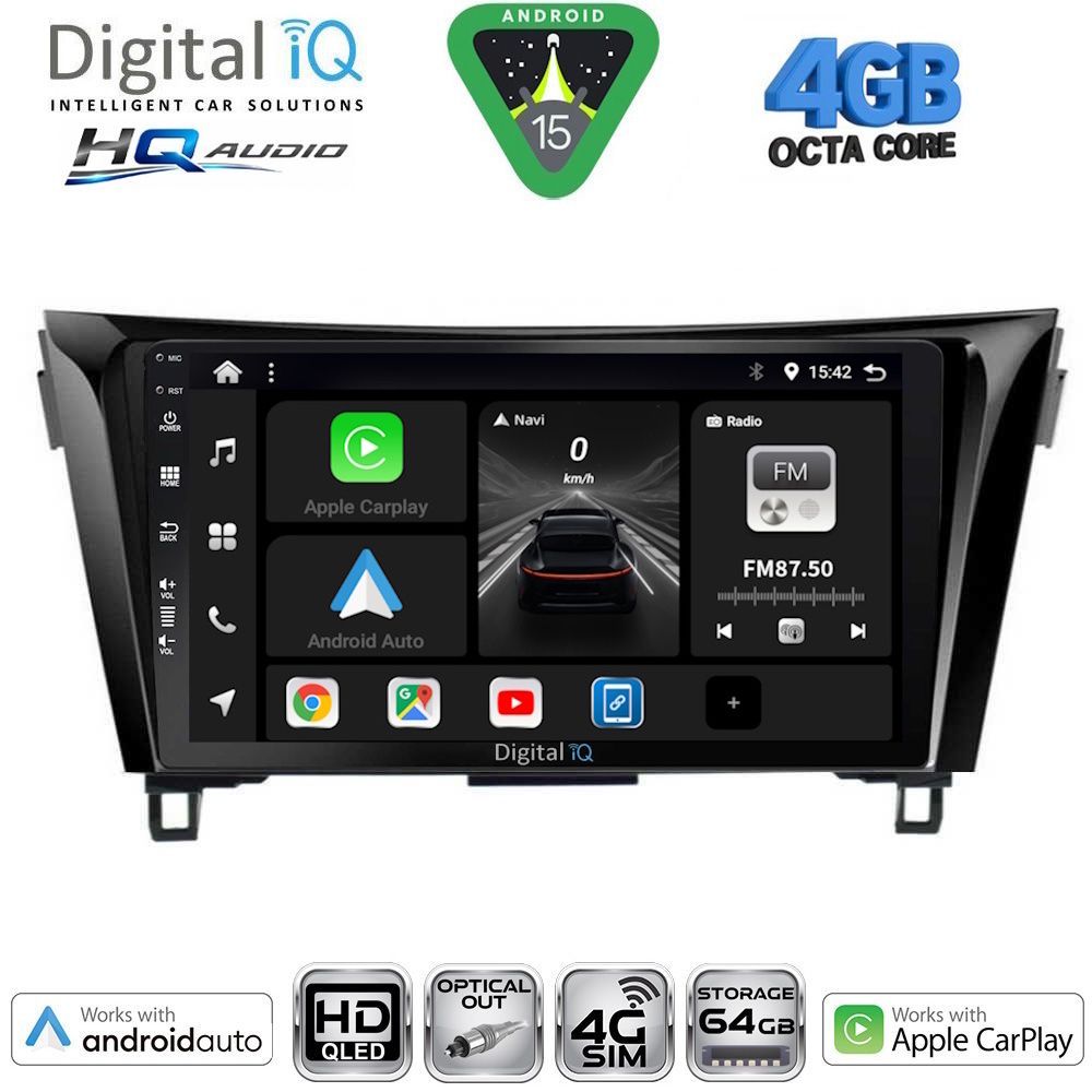 DIGITAL IQ BXK 19460_CPAA (9inc) MULTIMEDIA TABLET for NISSAN MICRA mod. 2017-2025 - immagine 22