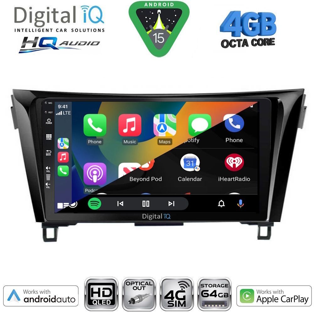 DIGITAL IQ BXK 19460_CPAA (9inc) MULTIMEDIA TABLET for NISSAN MICRA mod. 2017-2025 - immagine 23
