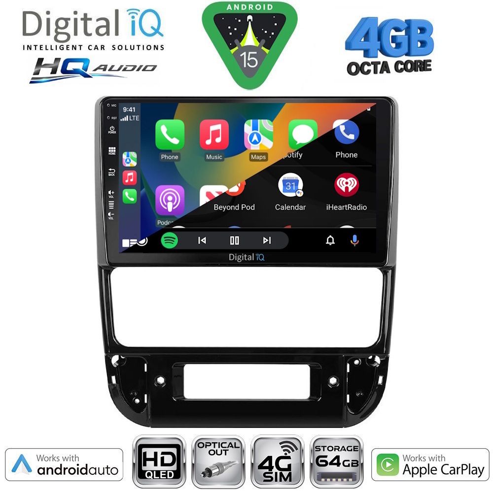 DIGITAL IQ BXK 19516_CPAA (9inc) MULTIMEDIA TABLET for PEUGEOT 406 mod. 1998-2004 - immagine 2