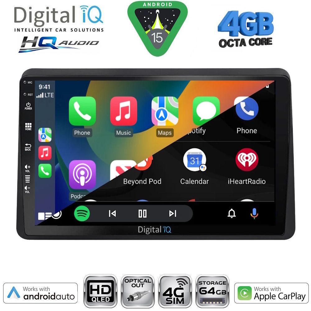 DIGITAL IQ BXK 19550_CPAA (9inc) MULTIMEDIA TABLET for RENAULT KANGOO mod. 2010-2021 - immagine 13