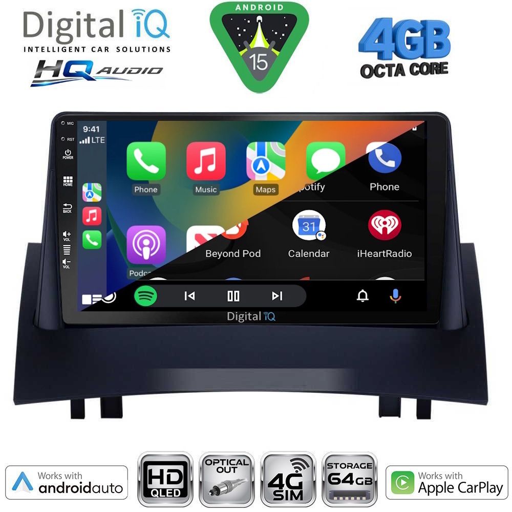 DIGITAL IQ BXK 19550_CPAA (9inc) MULTIMEDIA TABLET for RENAULT KANGOO mod. 2010-2021 - immagine 15