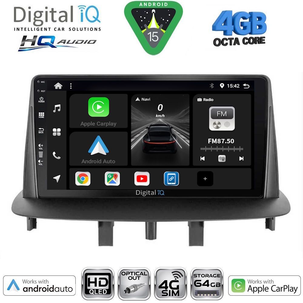 DIGITAL IQ BXK 19550_CPAA (9inc) MULTIMEDIA TABLET for RENAULT KANGOO mod. 2010-2021 - immagine 16