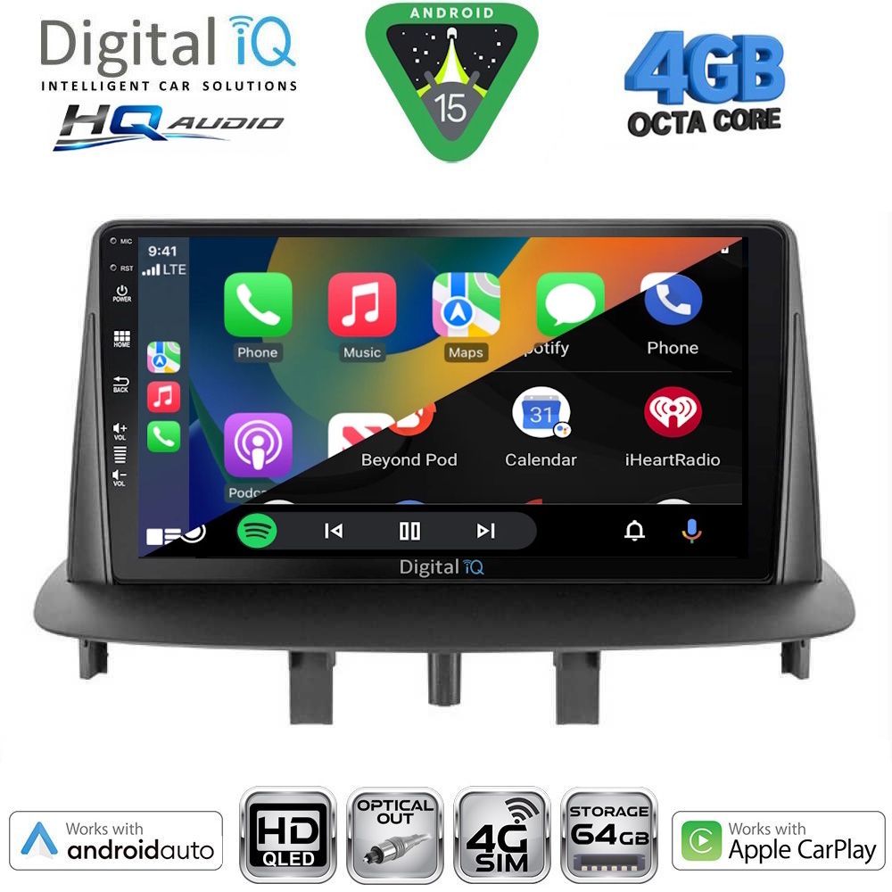 DIGITAL IQ BXK 19550_CPAA (9inc) MULTIMEDIA TABLET for RENAULT KANGOO mod. 2010-2021 - immagine 17