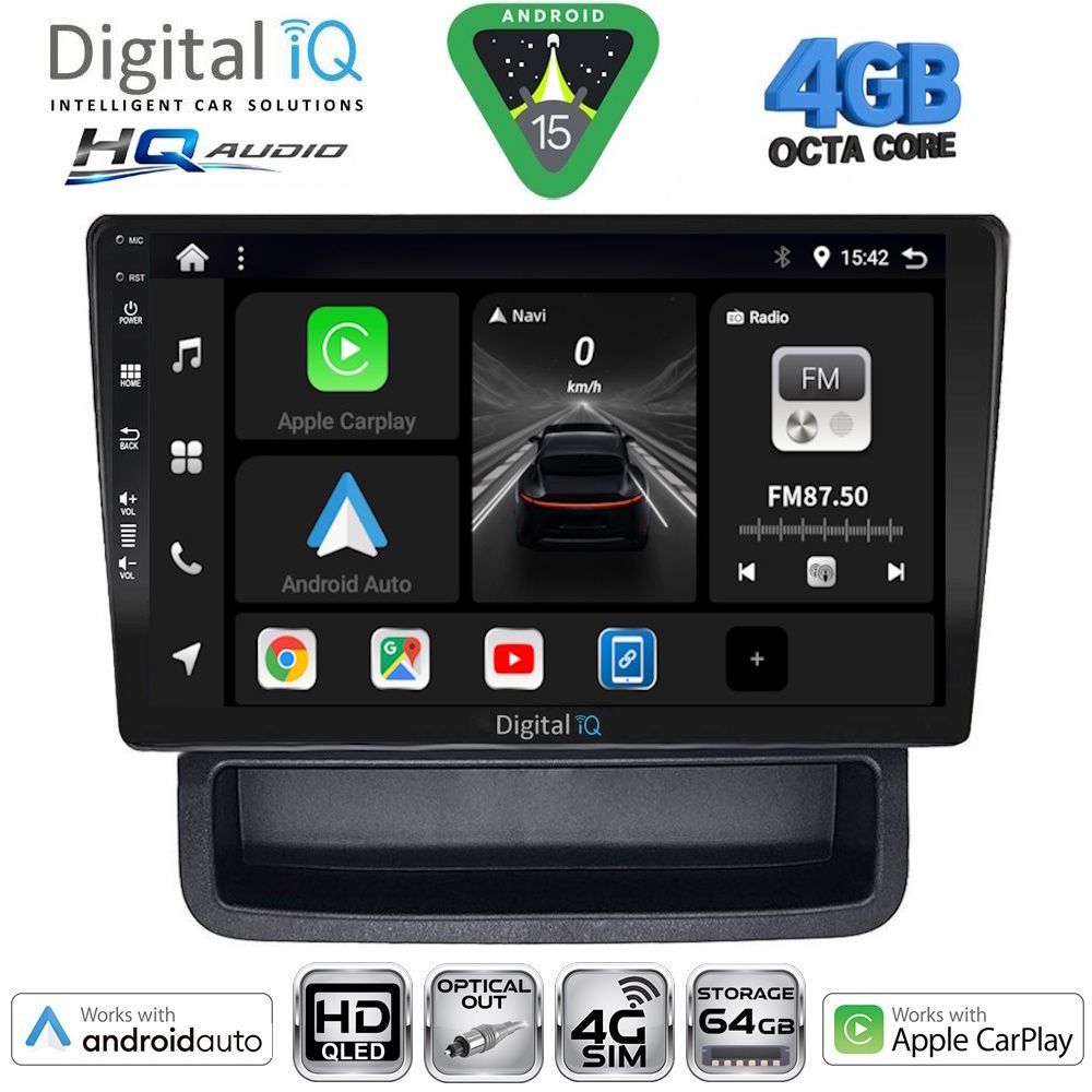 DIGITAL IQ BXK 19550_CPAA (9inc) MULTIMEDIA TABLET for RENAULT KANGOO mod. 2010-2021 - immagine 20