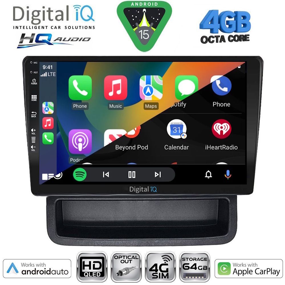 DIGITAL IQ BXK 19550_CPAA (9inc) MULTIMEDIA TABLET for RENAULT KANGOO mod. 2010-2021 - immagine 21