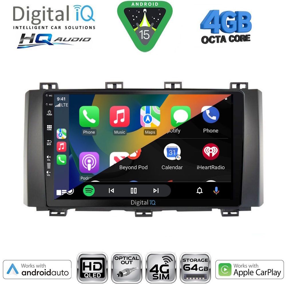DIGITAL IQ BXK 19568_CPAA (9inc) MULTIMEDIA TABLET for SEAT ATECA mod. 2017-2026 - immagine 2