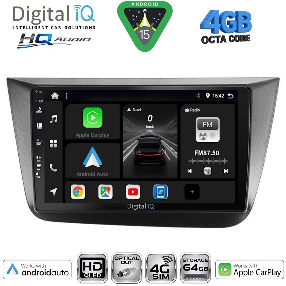 DIGITAL IQ BXK 19568_CPAA (9inc) MULTIMEDIA TABLET for SEAT ATECA mod. 2017-2026 - immagine 10
