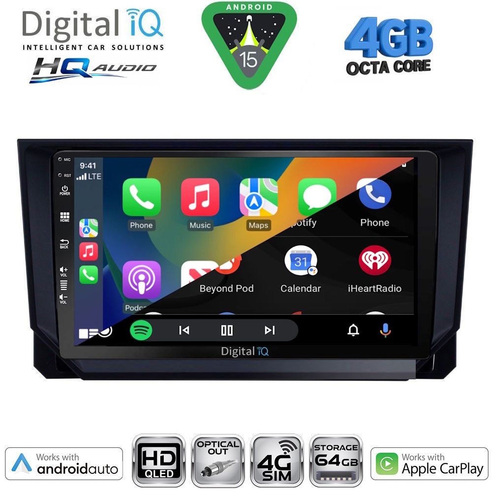 DIGITAL IQ BXK 19568_CPAA (9inc) MULTIMEDIA TABLET for SEAT ATECA mod. 2017-2026 - immagine 17