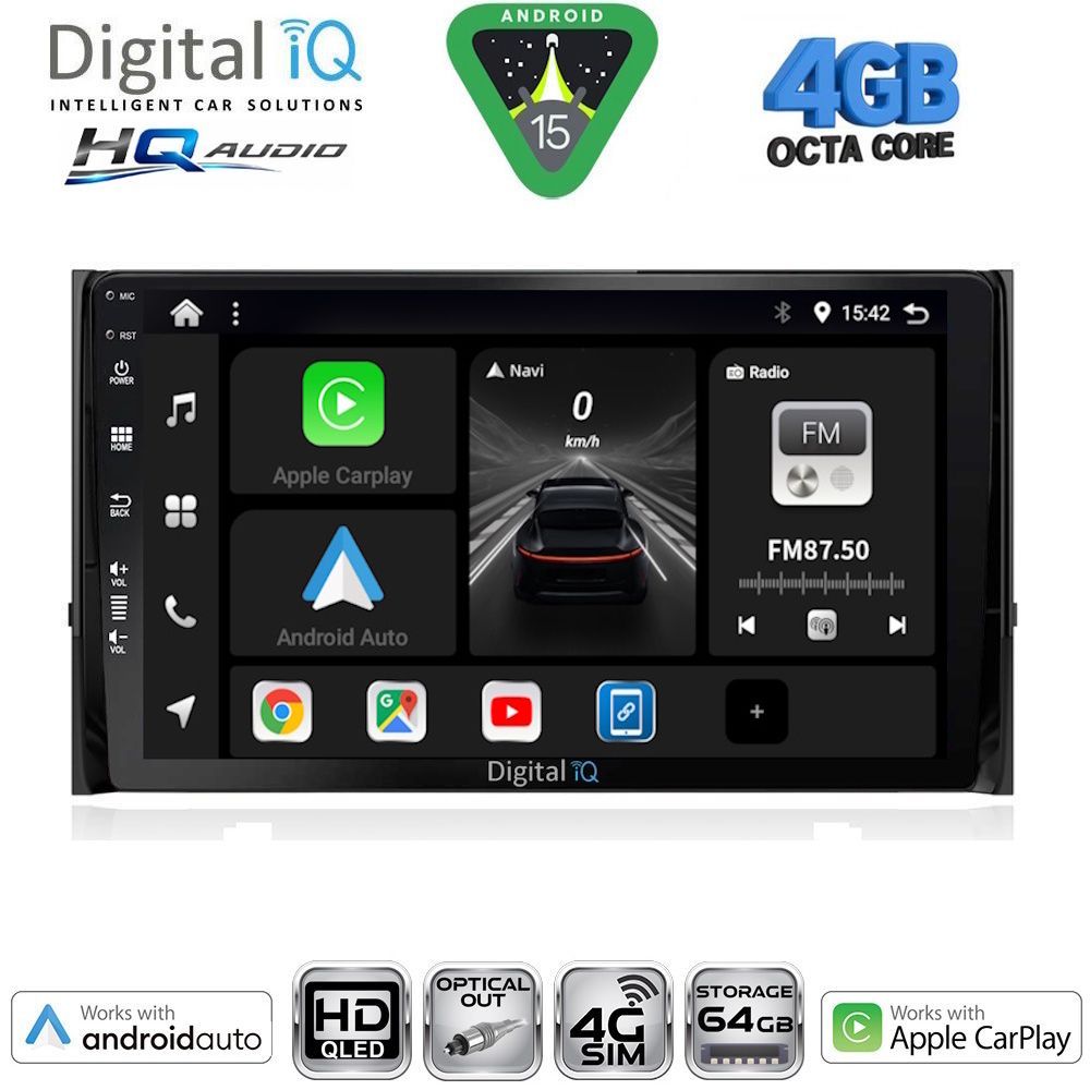 DIGITAL IQ BXK 19581_CPAA (10inc) MULTIMEDIA TABLET for SKODA FABIA mod. 2008-2014 - immagine 12