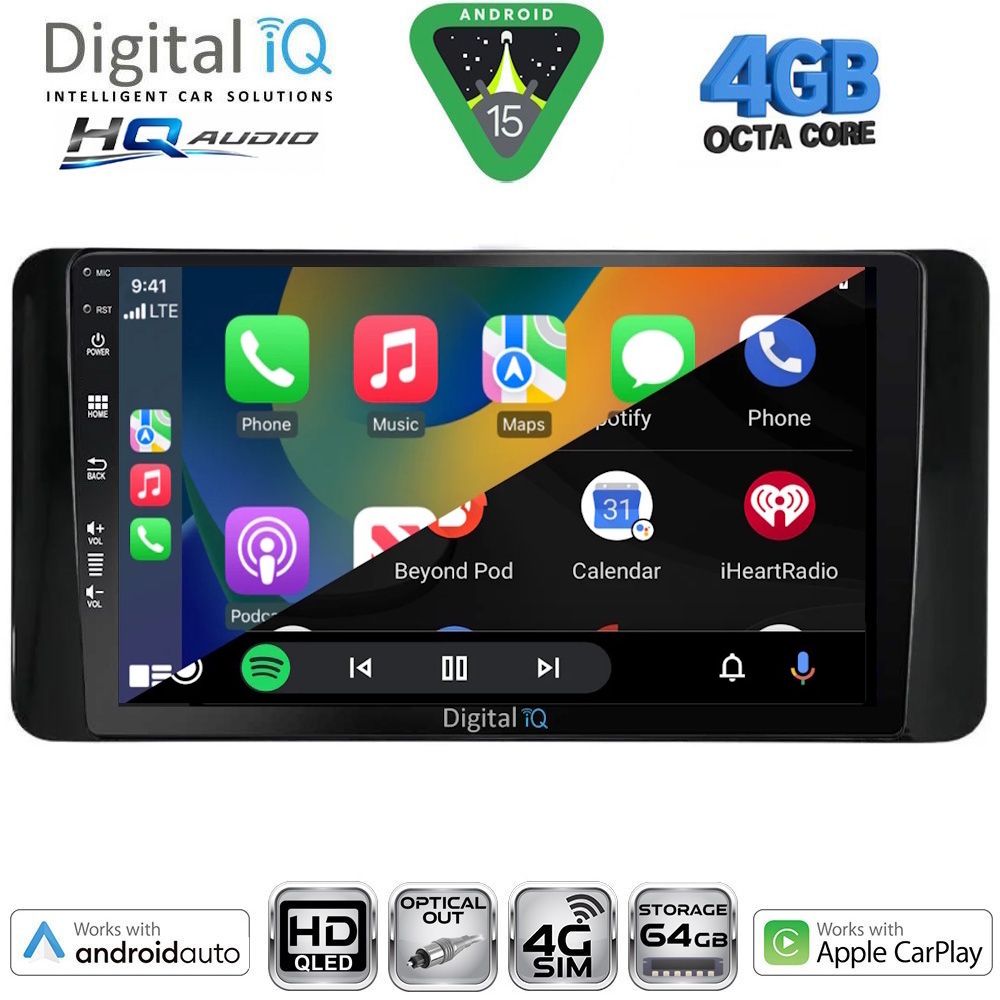 DIGITAL IQ BXK 19581_CPAA (10inc) MULTIMEDIA TABLET for SKODA FABIA mod. 2008-2014 - immagine 15