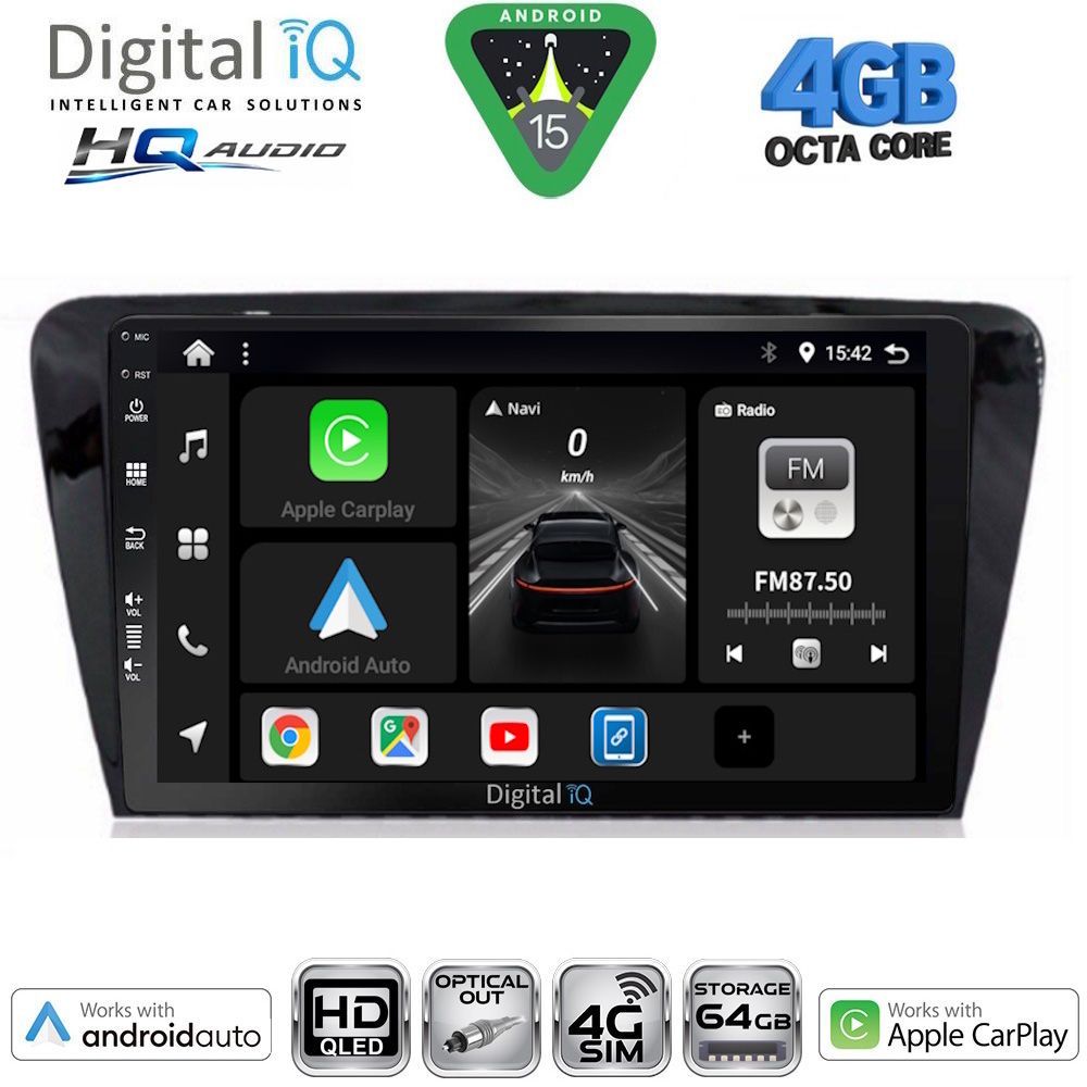 DIGITAL IQ BXK 19581_CPAA (10inc) MULTIMEDIA TABLET for SKODA FABIA mod. 2008-2014 - immagine 18
