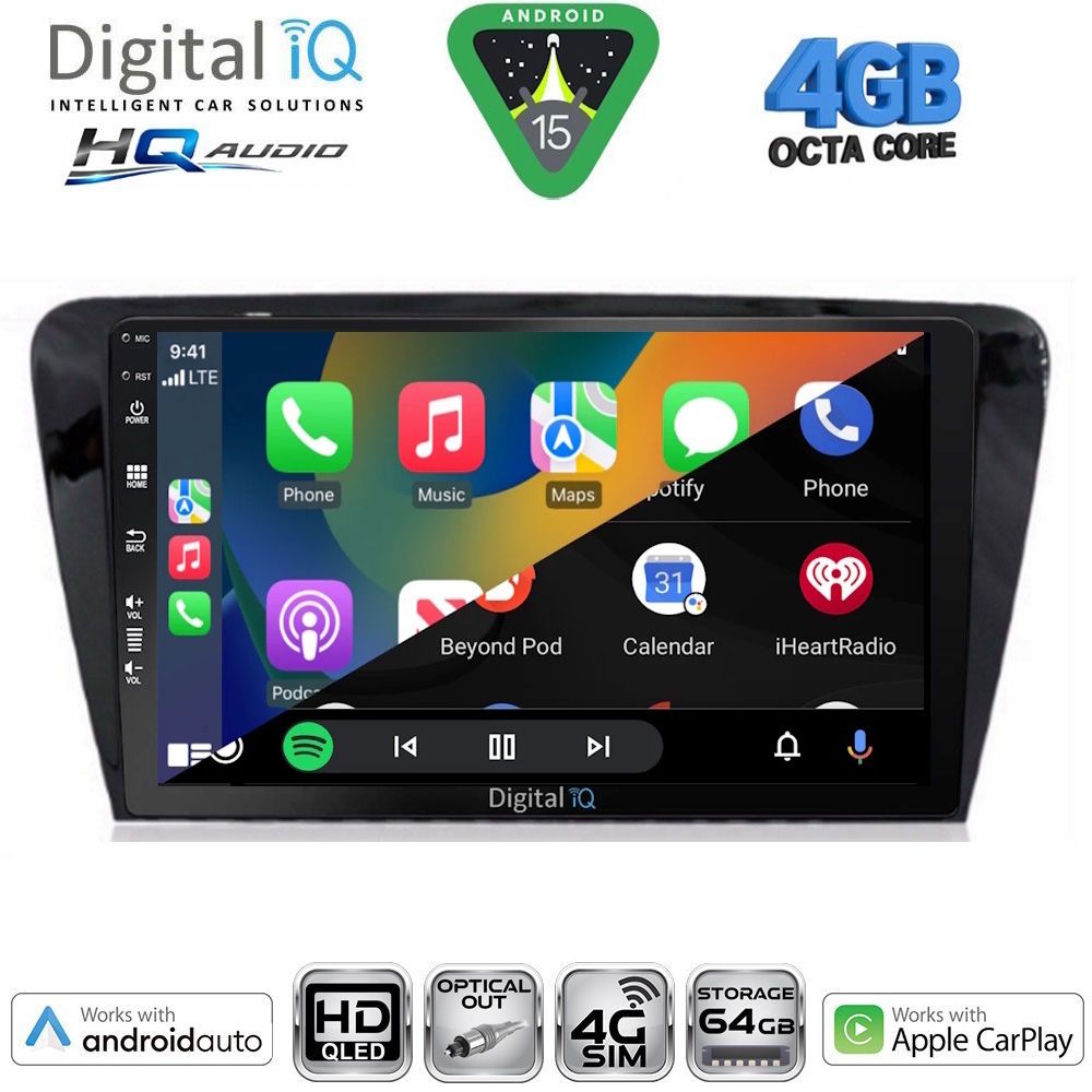 DIGITAL IQ BXK 19581_CPAA (10inc) MULTIMEDIA TABLET for SKODA FABIA mod. 2008-2014 - immagine 19