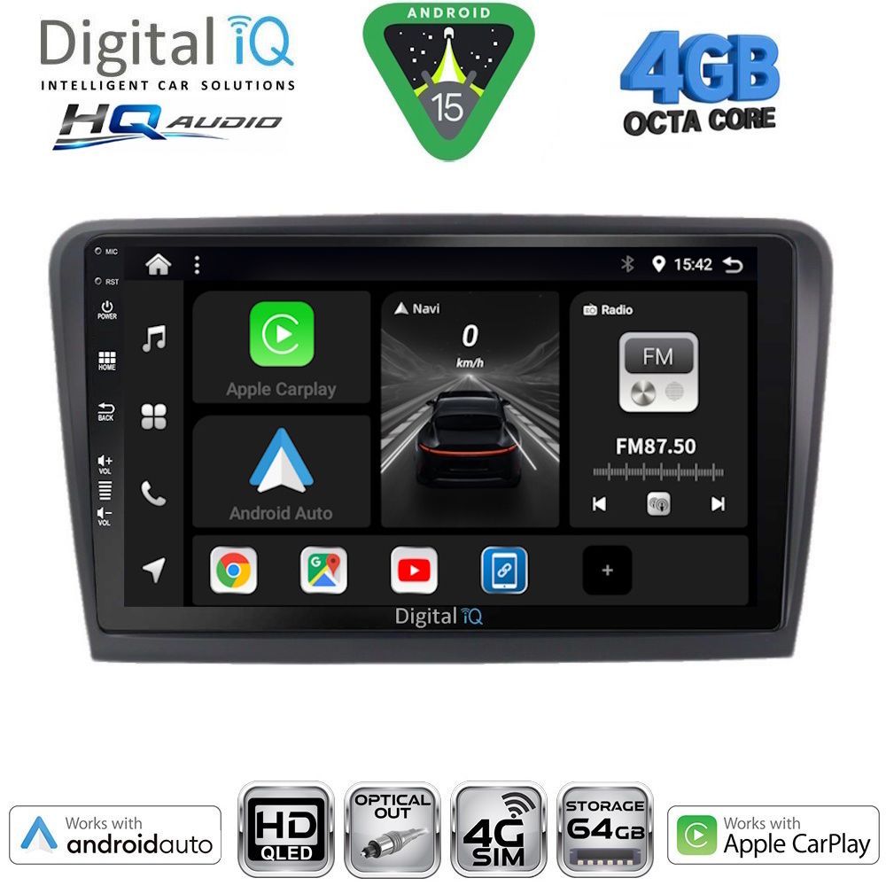 DIGITAL IQ BXK 19600_CPAA (9inc) MULTIMEDIA TABLET for SKODA RAPID SPACEBACK mod. 2014-2019 - immagine 10