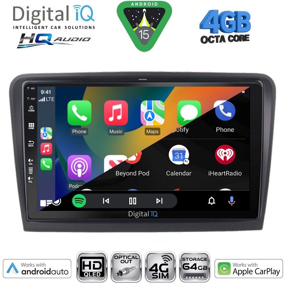 DIGITAL IQ BXK 19600_CPAA (9inc) MULTIMEDIA TABLET for SKODA RAPID SPACEBACK mod. 2014-2019 - immagine 13