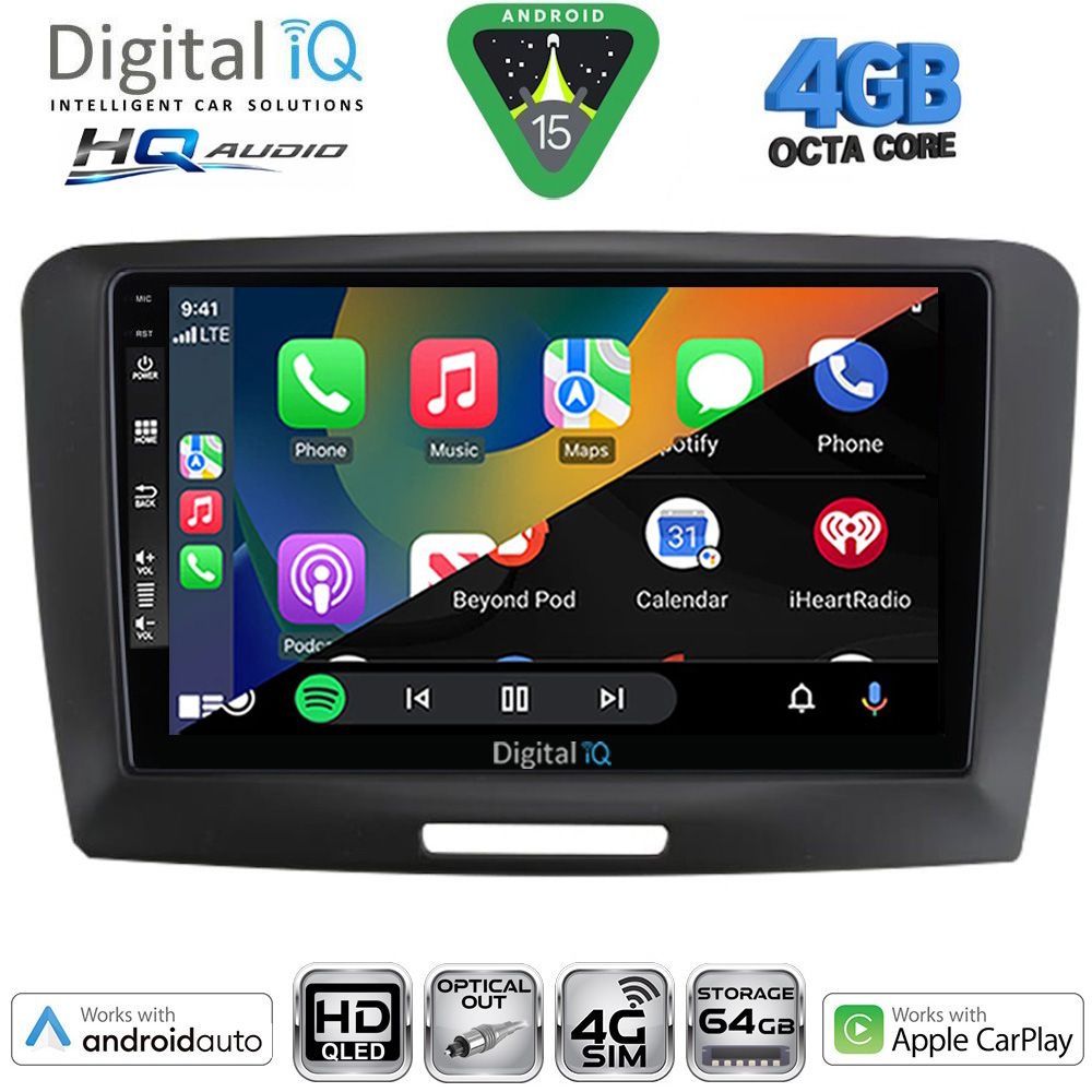 DIGITAL IQ BXK 19604A_CPAA (9inc) MULTIMEDIA TABLET for SKODA SUPERB mod. 2008-2015 - immagine 2
