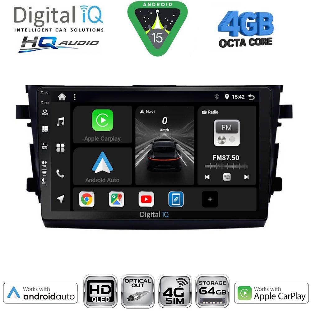 DIGITAL IQ BXK 19674_CPAA (9inc) MULTIMEDIA TABLET for SUZUKI CELERIO mod. 2015-2021 - immagine 10