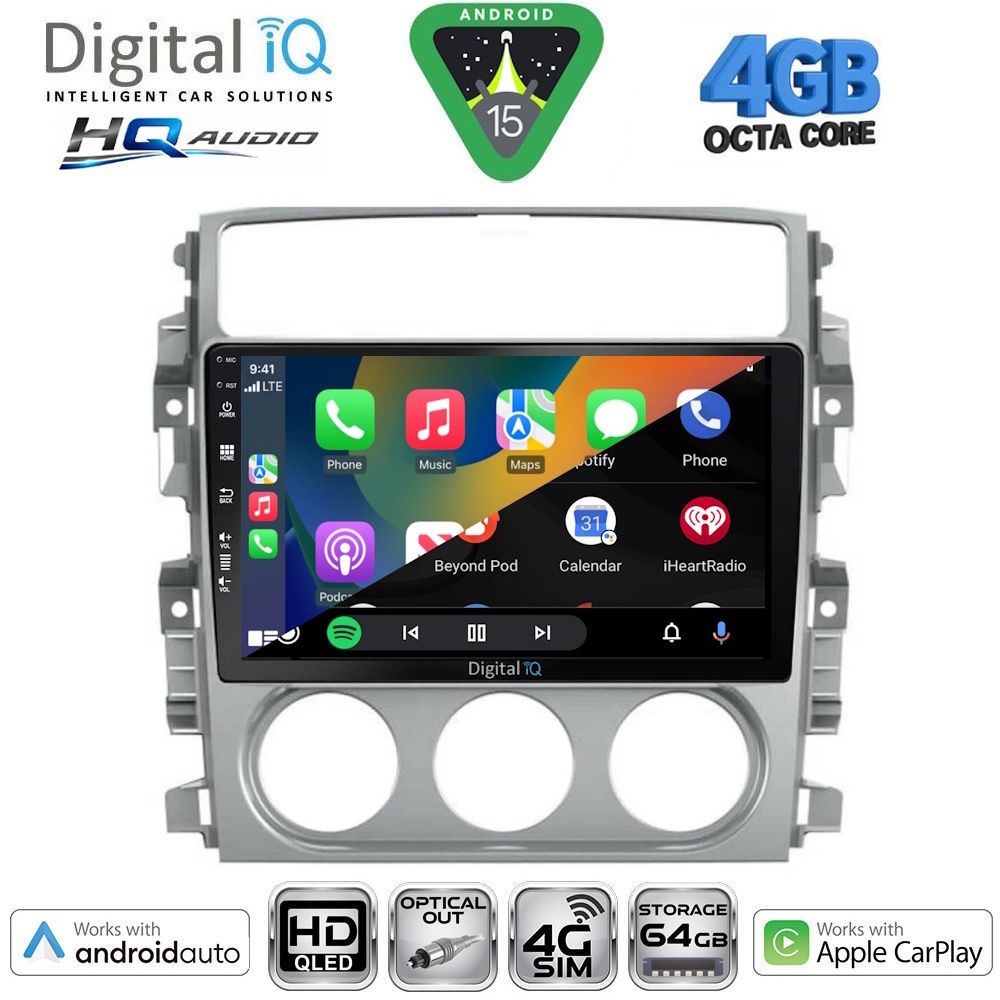 DIGITAL IQ BXK 19681_CPAA (9inc) MULTIMEDIA TABLET for SUZUKI LIANA mod. 2001-2007 - immagine 2