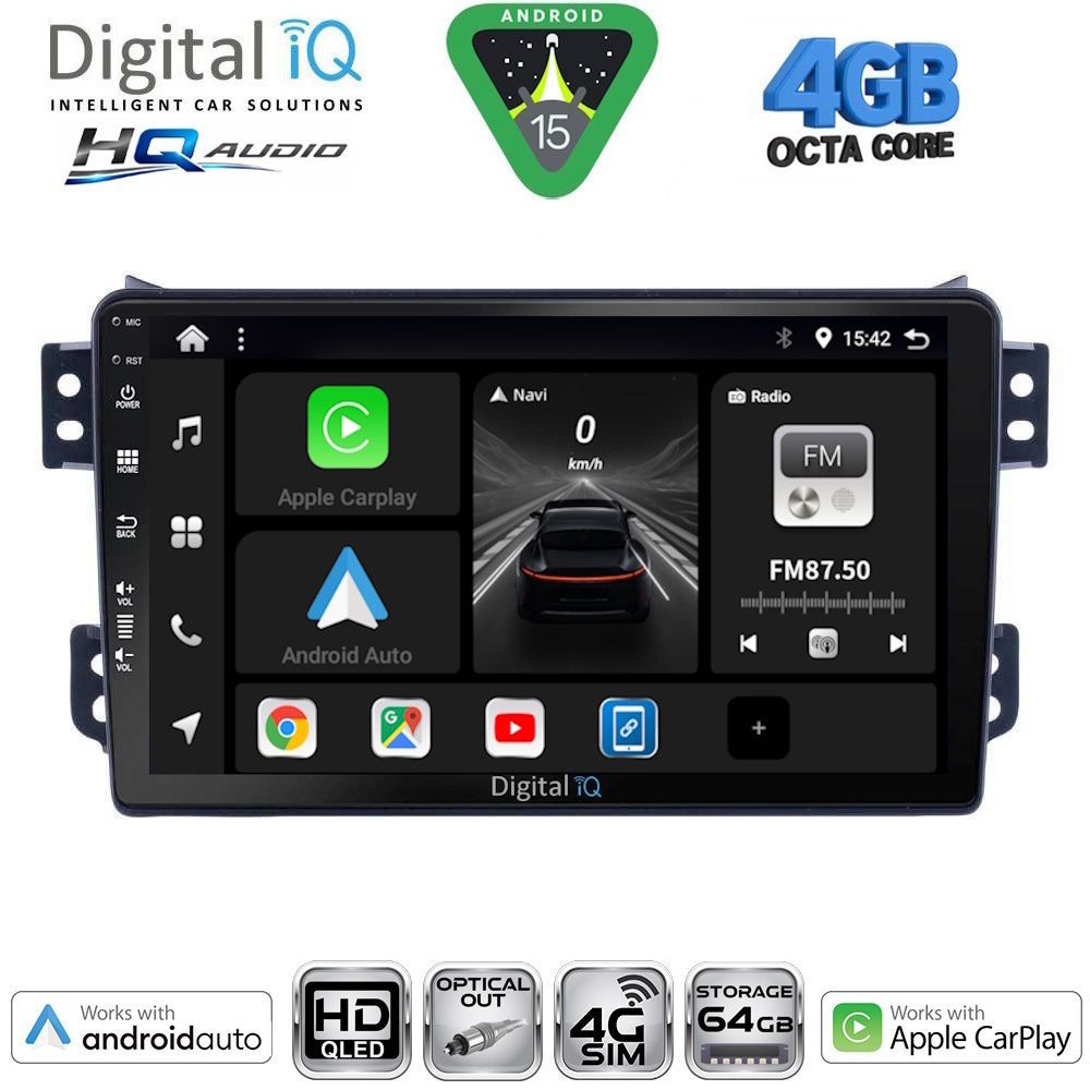 DIGITAL IQ BXK 19681_CPAA (9inc) MULTIMEDIA TABLET for SUZUKI LIANA mod. 2001-2007 - immagine 10
