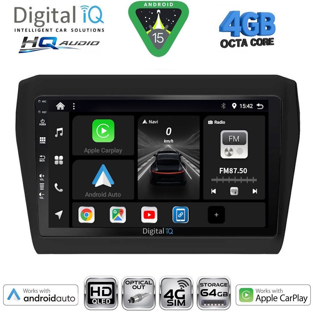 DIGITAL IQ BXK 19681_CPAA (9inc) MULTIMEDIA TABLET for SUZUKI LIANA mod. 2001-2007 - immagine 16