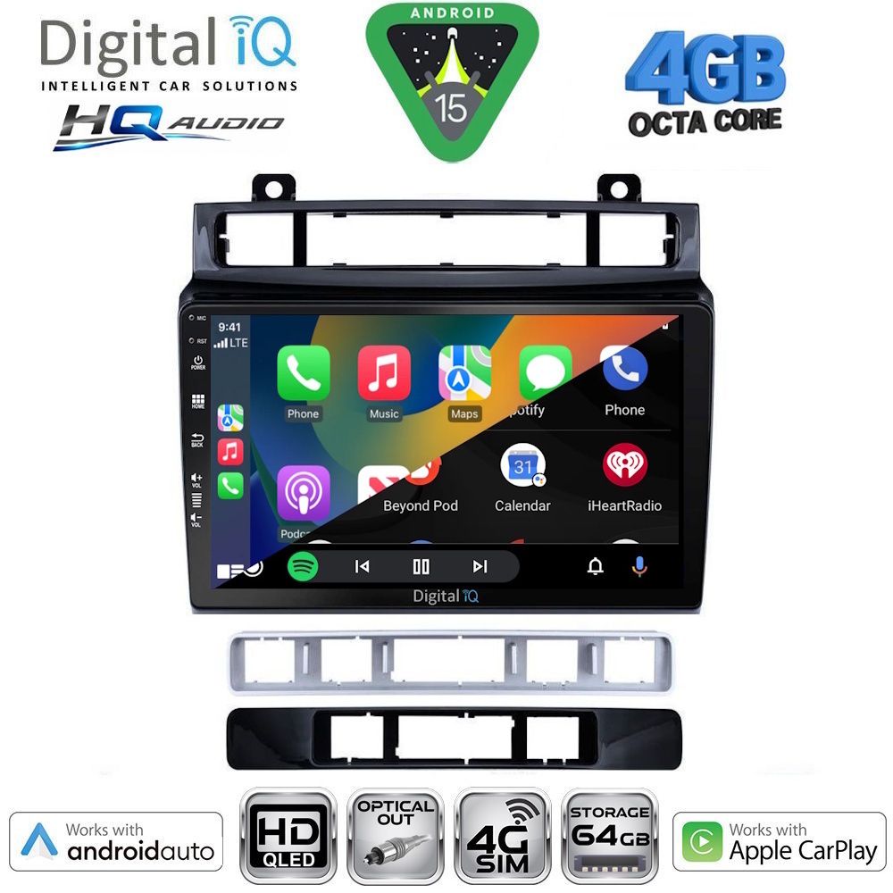 DIGITAL IQ BXK 19760BL_CPAA (9inc) MULTIMEDIA TABLET for VW TIGUAN mod. 2011-2016 (BLACK) - immagine 19