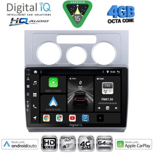 DIGITAL IQ BXK 19767AC_CPAA (10inc) MULTIMEDIA TABLET for VW TOURAN mod. 2003-2010 with A/C - WEXML.GR