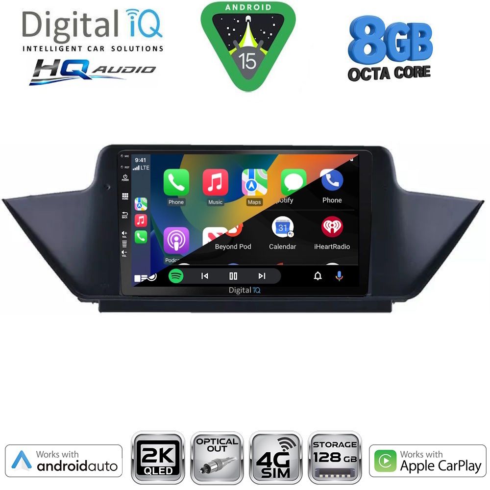DIGITAL IQ BXK 19056_CPAA (10inc) MULTIMEDIA TABLET for BMW X1 (E84) mod. 2009-2015 - immagine 10