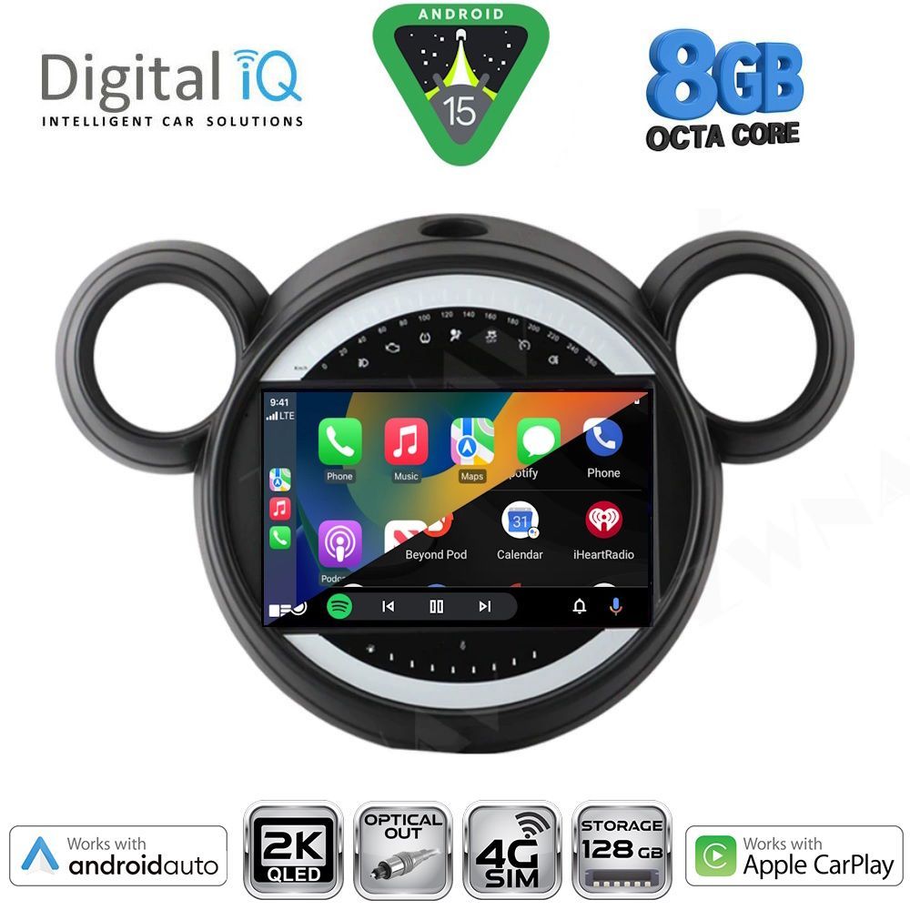 DIGITAL IQ BXK 20065_CPAA (9inc) MULTIMEDIA TABLET for MINI COUNTRYMAN (R60) mod. 2010-2016 - PACEMAN (R61) mod. 2013-2016 - immagine 2