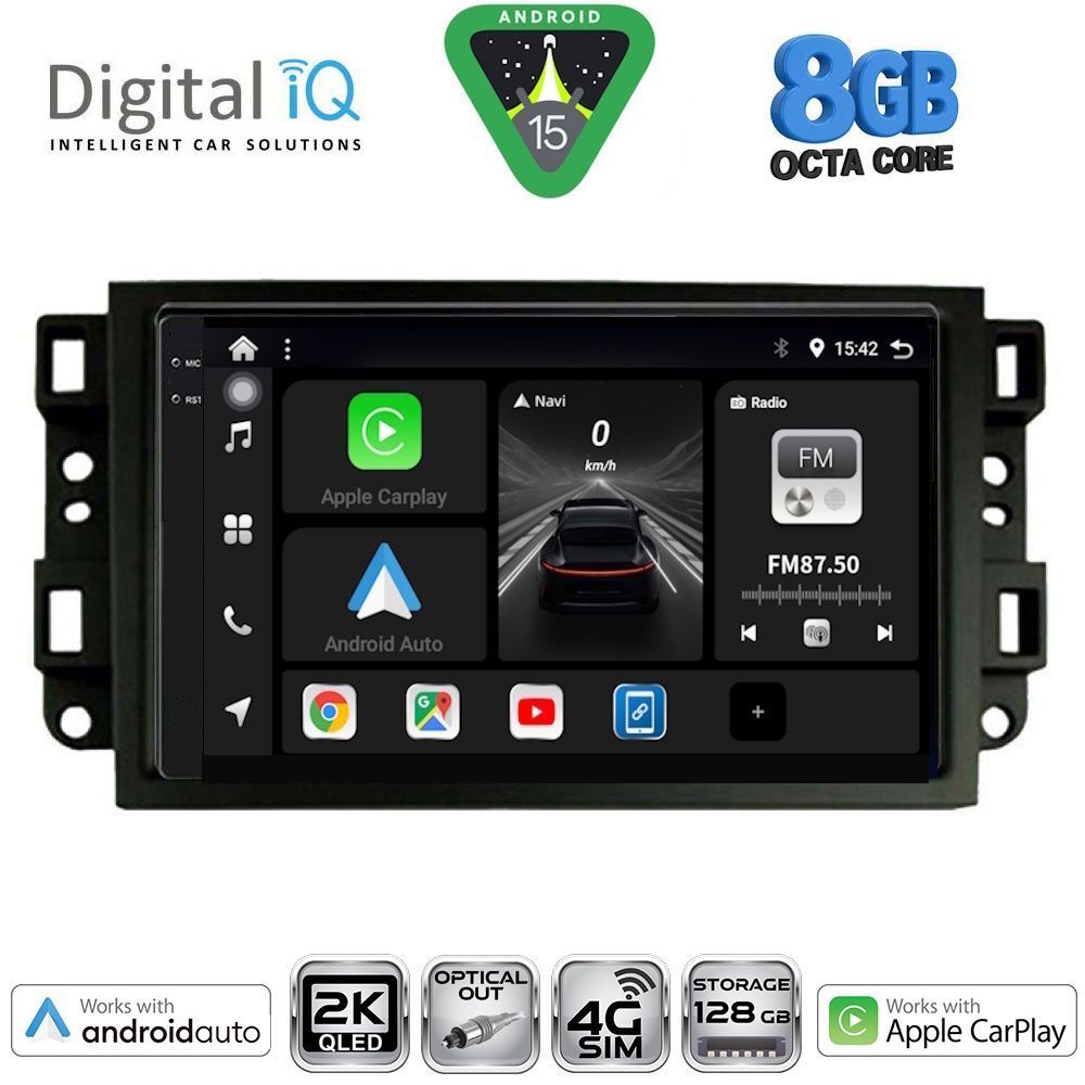 DIGITAL IQ BXK 20070_CPAA (10inc) MULTIMEDIA TABLET for CHEVROLET ALL mod. 2004-2011