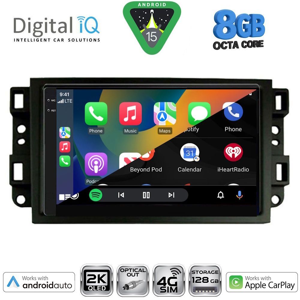 DIGITAL IQ BXK 20070_CPAA (10inc) MULTIMEDIA TABLET for CHEVROLET ALL mod. 2004-2011 - immagine 2