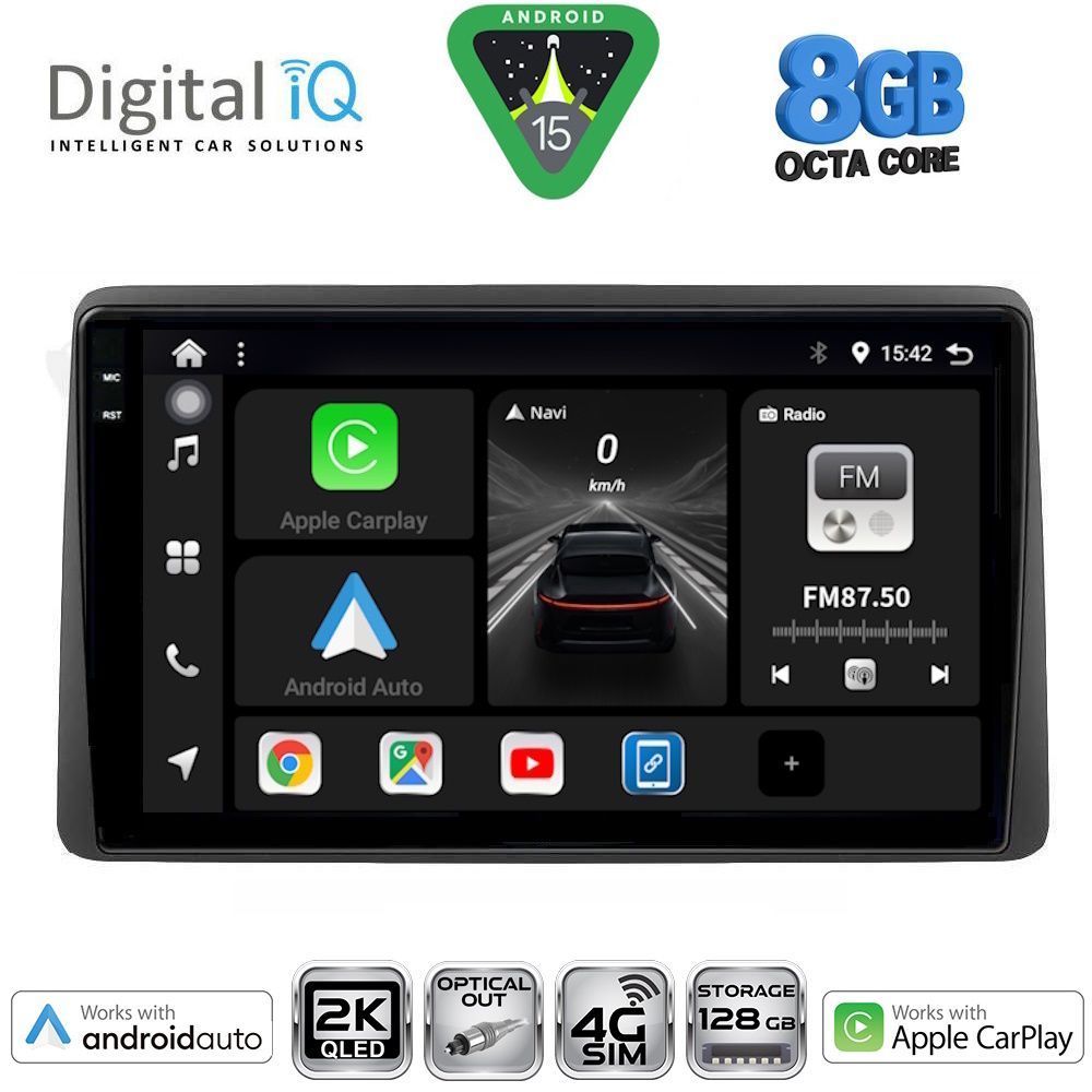 DIGITAL IQ BXK 20104_CPAA (10inc) MULTIMEDIA TABLET for DACIA DUSTER mod. 2019-2026