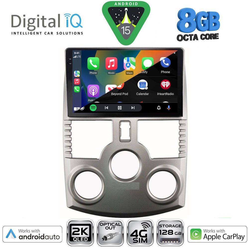 DIGITAL IQ BXK 20126_CPAA (9inc) MULTIMEDIA TABLET for DAIHATSU TERIOS mod. 2006-2017 - immagine 2