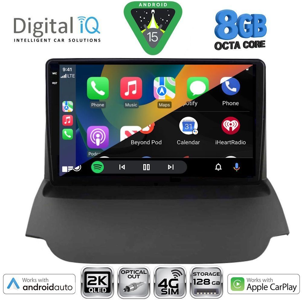 DIGITAL IQ BXK 20150_CPAA (9inc) MULTIMEDIA TABLET for FORD ECOSPORT mod. 2012-2018 - immagine 2