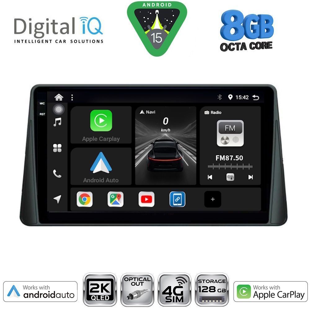 DIGITAL IQ BXK 20158_CPAA (9inc) MULTIMEDIA TABLET for FORD FOCUS mod. 2019-2025