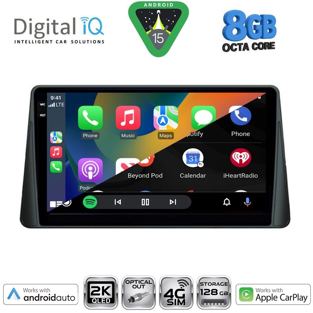 DIGITAL IQ BXK 20158_CPAA (9inc) MULTIMEDIA TABLET for FORD FOCUS mod. 2019-2025 - immagine 2