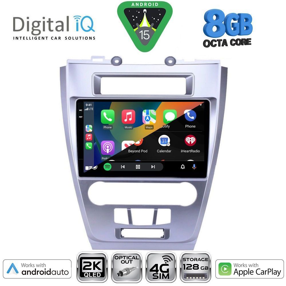 DIGITAL IQ BXK 20159_CPAA (10inc) MULTIMEDIA TABLET for FORD FUSION mod. 2012-2017 - immagine 2