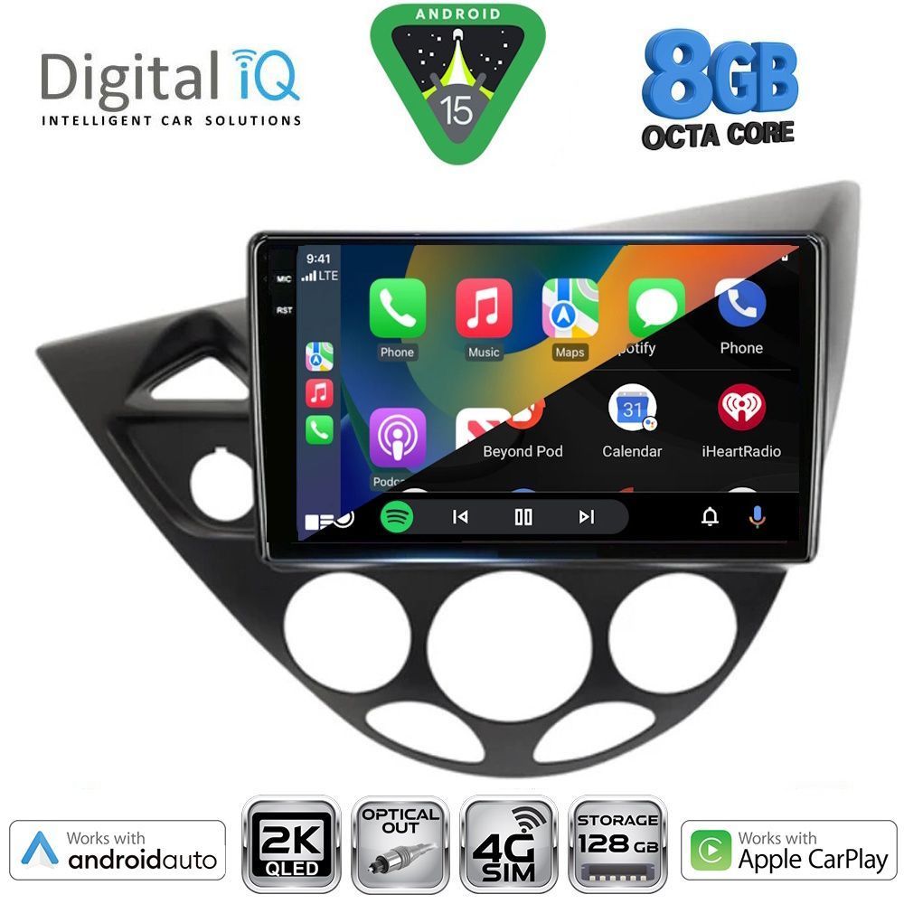 DIGITAL IQ BXK 20169_CPAA (9inc) MULTIMEDIA TABLET for FORD FOCUS mod. 1998-2004 - immagine 2