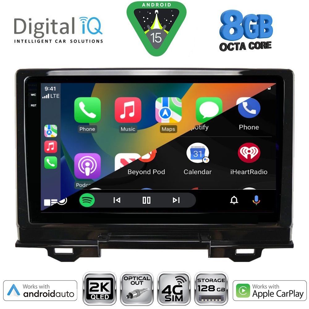 DIGITAL IQ BXK 20202_CPAA (9inc) MULTIMEDIA TABLET for HONDA HRV mod. 2021-2026 - immagine 2