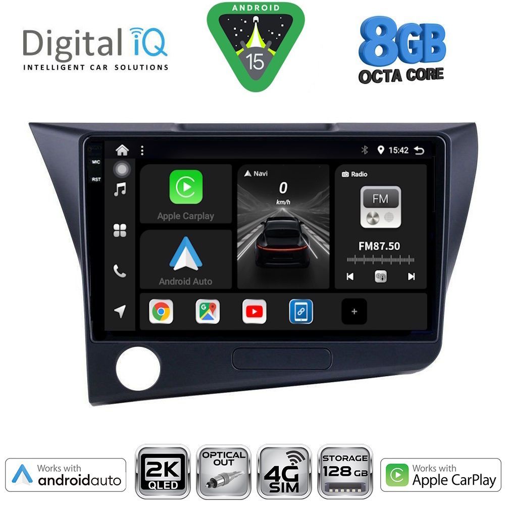 DIGITAL IQ BXK 20203_CPAA (9inc) MULTIMEDIA TABLET for HONDA CRZ mod. 2010-2016