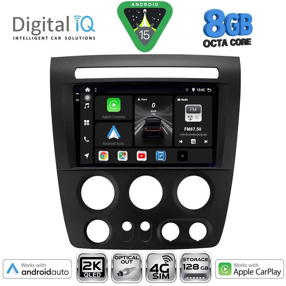 DIGITAL IQ BXK 20218_CPAA (9inc) MULTIMEDIA TABLET for HUMMER H3 mod. 2005-2009