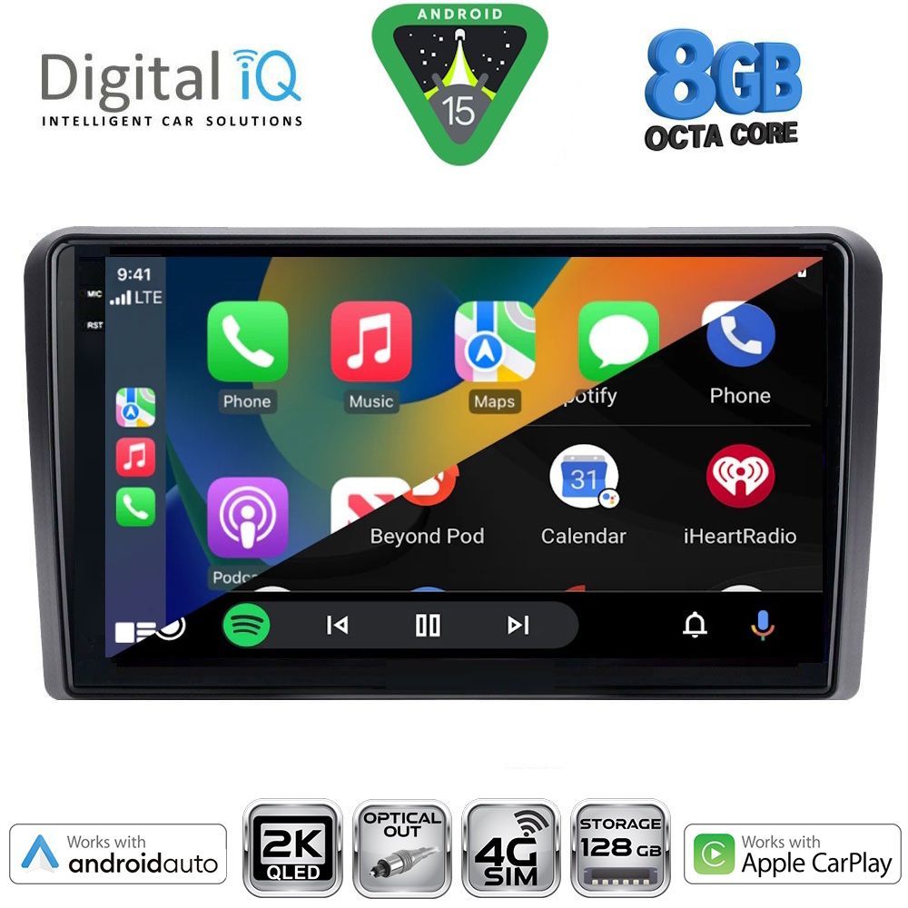DIGITAL IQ BXK 20221_CPAA (9inc) MULTIMEDIA TABLET for HYUNDAI H1 mod. 2007-2020 - immagine 2