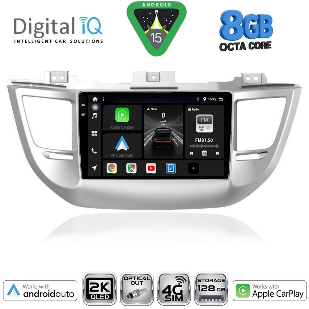DIGITAL IQ BXK 20243_CPAA (9inc) MULTIMEDIA TABLET for HYUNDAI TUCSON mod. 2015-2019