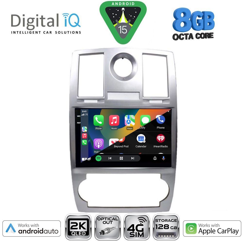 DIGITAL IQ BXK 20285_CPAA (9inc) MULTIMEDIA TABLET for CHRYSLER 300C mod. 2005-2010 - immagine 2