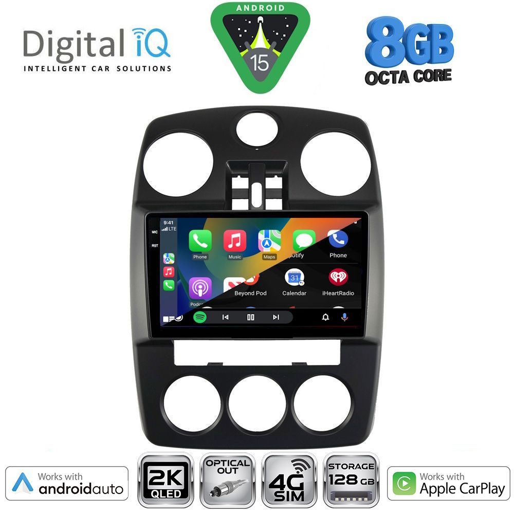 DIGITAL IQ BXK 20287_CPAA (9inc) MULTIMEDIA for CHRYSLER PT CRUISER mod. 2005-2010 - immagine 2