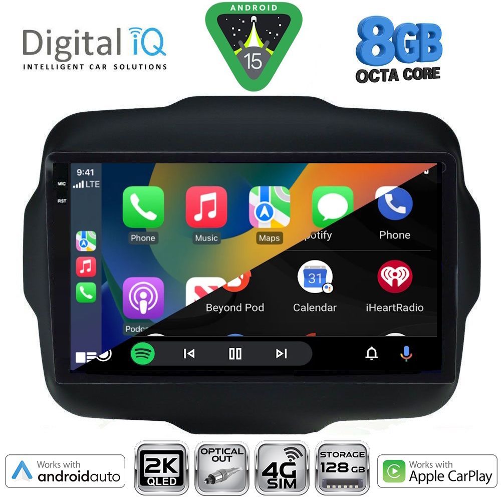 DIGITAL IQ BXK 20290_CPAA (9inc) MULTIMEDIA TABLET for JEEP RENEGADE mod. 2014> - immagine 2